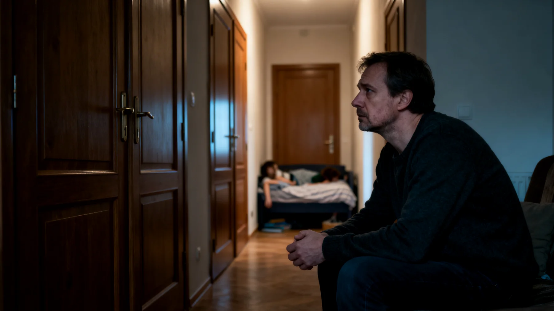 Tata obawia się utraty więzi emocjonalnej z nastoletnimi dziećmi, które stają się coraz bardziej zamknięte i dystansują się od rodziny"