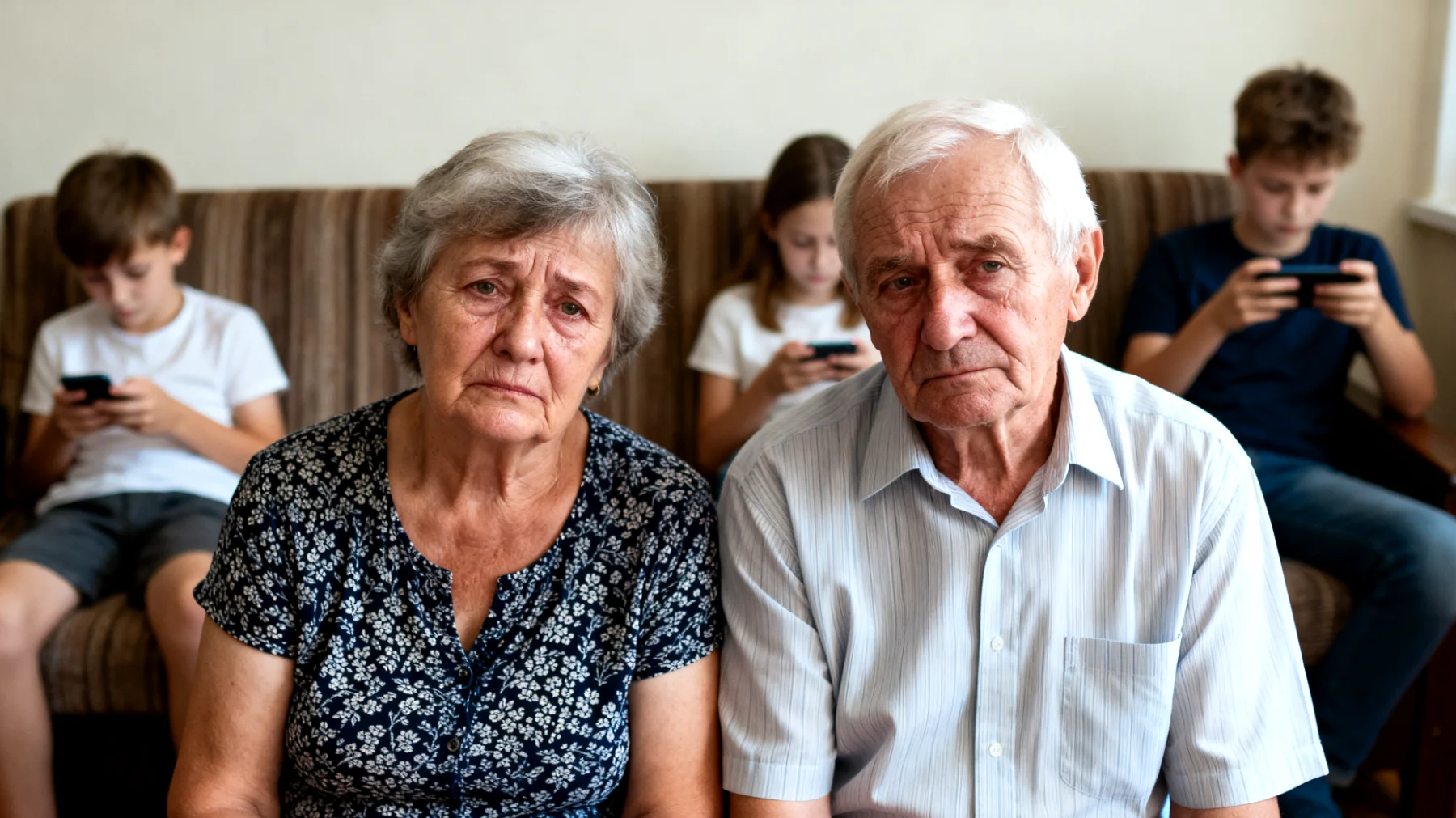 Dziadkowie czują, że kontakt z wnukami jest powierzchowny i ogranicza się głównie do krótkich wizyt, podczas których dzieci są rozproszone lub zajęte własnymi sprawami. Brakuje głębszej więzi, wspólnych aktywności i wartościowych rozmów, które budowałyby trwałe wspomnienia i relację."